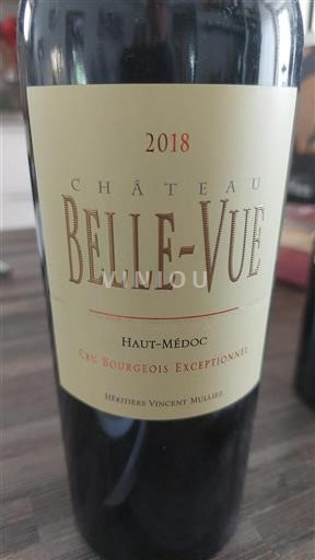 Bordeaux Haut-Médoc Cru Bourgeois Exceptionnel Château Belle-Vue 2018