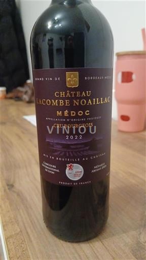 Bordéus Médoc Cru Bourgeois Château Lacombe Noaillac 2022