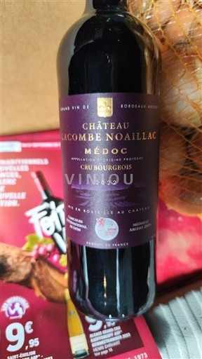 Bordeaux Médoc Cru Bourgeois Château Lacombe Noaillac 2022