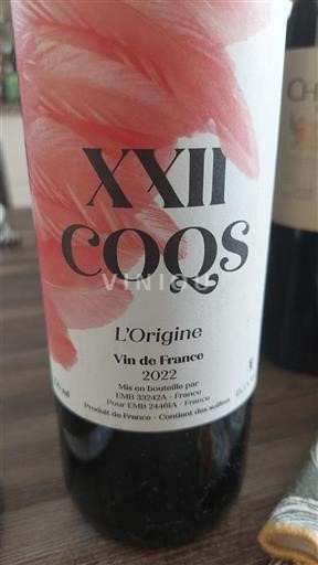 Languedoc og Roussillon Pays d'Oc COQS 2022