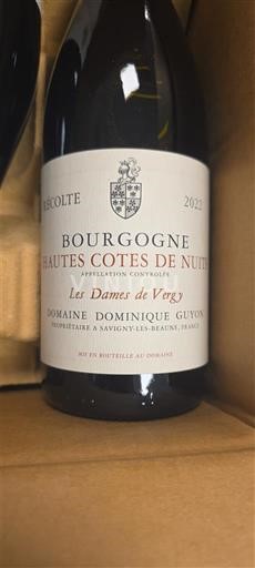 Bourgondië Hautes Côtes de Nuits Grand Cru Domaine Dominique Guyon Les Dames de Vergy 2021