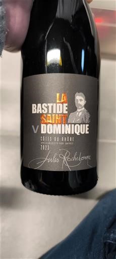 Rhônen laakso Côtes-du-rhône La Bastide Saint Dominique Jules Rochebonne 2023