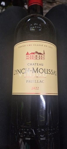 Bordeaux Pauillac Grand Cru Château Lynch-Moussas 2022