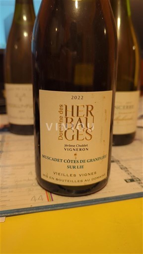Thung lũng sông Loire Muscadet-côtes-de-grand-lieu Domaine Des Herbauges Vieilles Vignes 2022