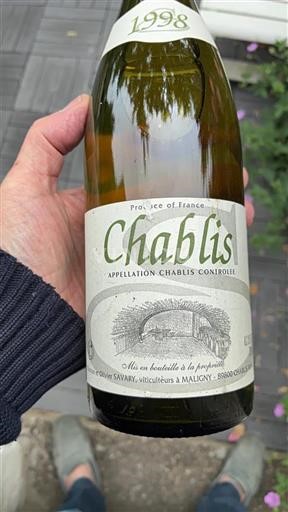 Bourgogne Chablis Domaine Savary 1998