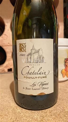 Valle della Loira Pouilly-fumé Domaine Chatelain Les Vignes de Saint-Laurent-l’Abbaye 2020