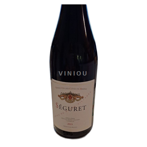 Thung lũng Rhône Côtes-du-rhône-villages Seguret Không niên vụ