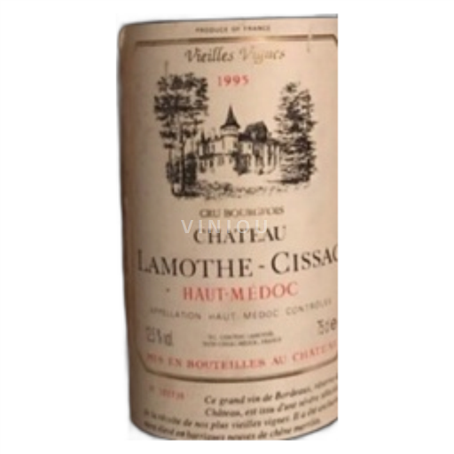 Bordeaux Haut-Médoc Château Lamothe Cissac Cru Bourgeois Vieilles Vignes 1995