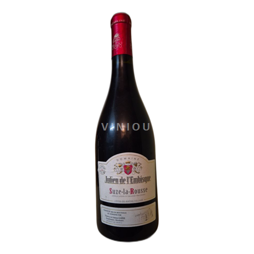 Vin Rouge sec 2019 Saint Julien 2019 France Vallée du Rhône Côtes-du-rhône-villages AOC