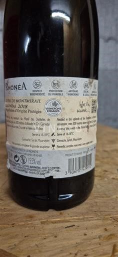 Rhônedalen Gigondas Rhonéa Le Pas de Montmirail 2018