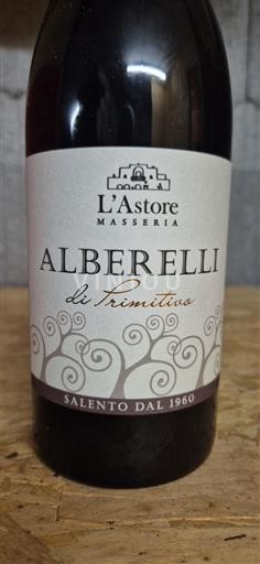 Apulia Wines Alezio L'astore Masseria Alberelli di Primitivo 2020