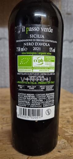 Sicily Cantina Cellaro Il Passo Verde 2021