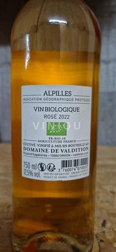 Alpes y Países Ródano Alpilles Domaine Valdition 2022