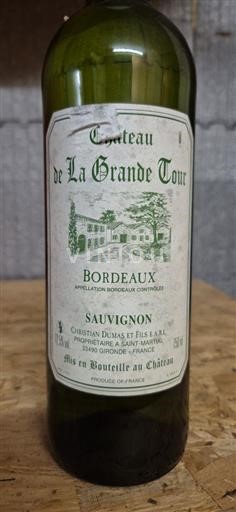 Bordeaux Château La Grande Tour Sauvignon Neleten.