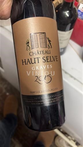 Bordeaux Graves Château Haut Selve 2015