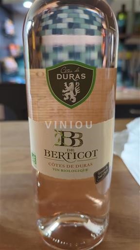 Südwestfrankreich Côtes de Duras Berticot Ohne Jahrgang