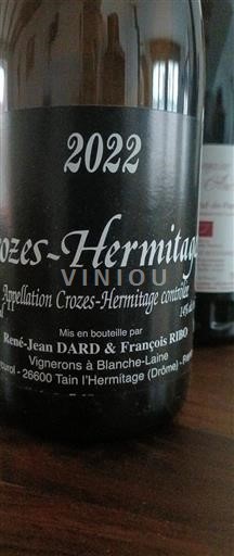 Rhônen laakso Crozes-Hermitage René-Jean Dard & François Ribo 2022