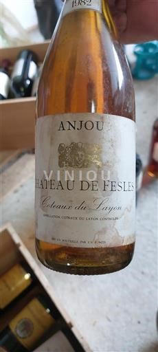 Loiretal Coteaux-du-Layon Château Fesles 1982