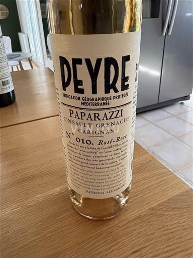 Vin Rosé sec Paparazzi Peyre 2022 France Provence, basse vallée du Rhône, Corse Méditerranée IGP