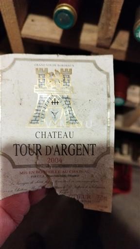 Bordeaux Ni doloceno Château Tour Argent 2004