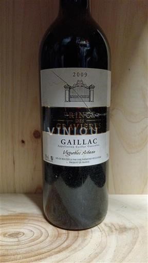 Zuidwest-Frankrijk Gaillac Vignobles Arbeau Prince des Gravières 2009