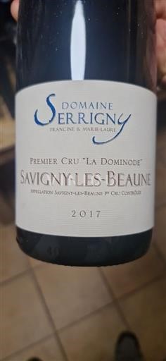 Bourgogne Savigny-lès-Beaune Premier Cru Domaine Serrigny La Dominode 2017