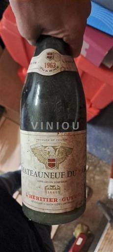 Rhônedalen Châteauneuf-du-Pape L'Héritier-Guyot 1963