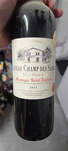 Bordeaux Montagne-saint-émilion Château Champ des Sables Tradition 2015