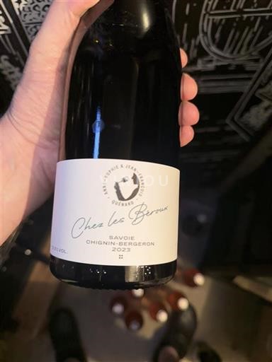 Saboya y Bugey Chignin-Bergeron Domaine Anne-Sophie et Jean-François Quenard Chez les Béroux 2023
