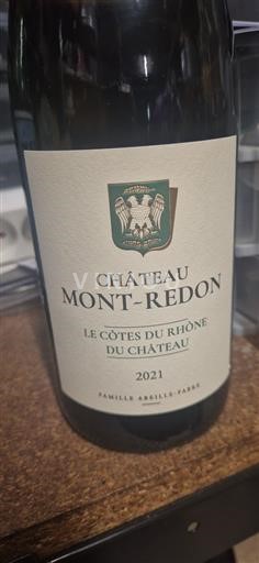 Rhônedalen Côtes du Rhône Château Mont-Redon Le Côtes du Rhône du Château 2021