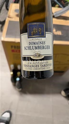 Alsace Grand Cru Domaine S Schlumberger Cuv%c3%a9e Christine 2018