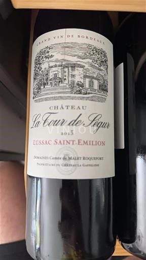 Bordeaux Lussac-Saint-Émilion Château La Cour de Ségur 2015