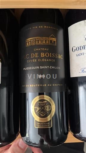 Bordeaux Puisseguin-Saint-Émilion Château Roc de Boissac Élégance 2023