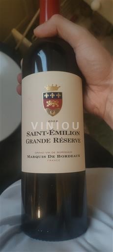 Bordeaux Saint-Émilion Marquis de Bordeaux Grande Réserve 2022