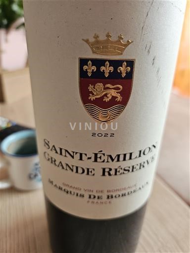 Bordeaux Saint-Émilion Marquis de Bordeaux Grande Réserve 2022