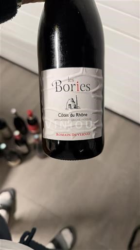 Rhônevallei Côtes-du-rhône Romain Duvernay Les Bories Niet-geïntegreerd