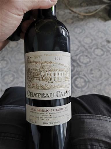 Bordeaux Saint-Émilion Grand Cru Grand Cru Château Capet 2017