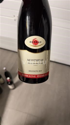 Bourgogne Monthélie Domaine Debray 2015
