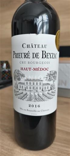 Bordeaux Haut-Médoc Cru Bourgeois Château Prieuré de Beyzac 2016