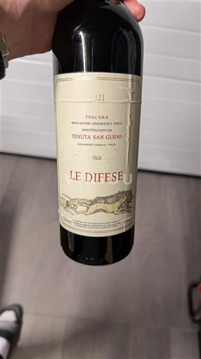 Toscana No especificado Tenuta San Guido Le Difese 2021