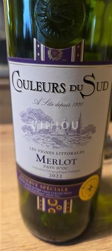Languedoc-Roussillon Pays d'Oc Couleurs du Sud Réserve Spéciale 2022