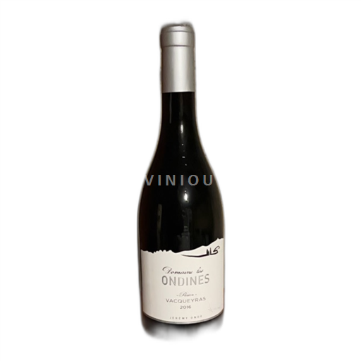 Vin Rouge sec Passion Domaine Les Ondines 2016 France Vallée du Rhône Vacqueyras AOC