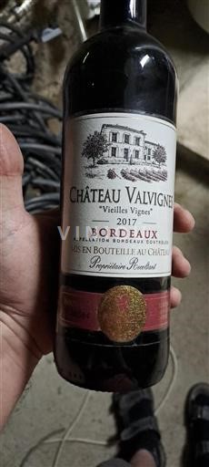 Burdeos Bordeaux Château Valvignes Vieilles Vignes 2017