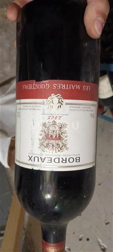Burdeos Bordeaux Les Maitres Goustières 2005