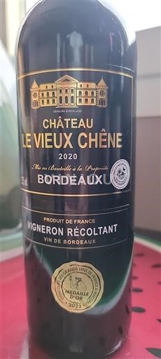 Bordeaux Château Le Vieux Chêne 2020