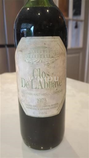 Bordéus Haut-Médoc Clos De L'Abbaye 1973