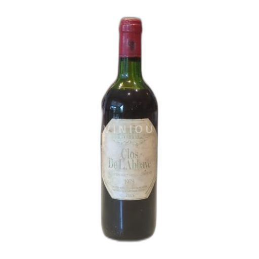 Vin Rouge sec Château Clos de l'Abbaye 1973 France Bordeaux Haut-Médoc AOC