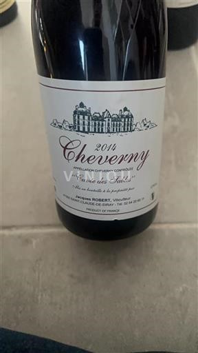 Thung lũng sông Loire Cheverny Jacques Robert des Sables 2014