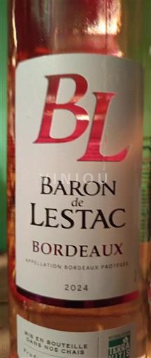 Bordeaux Baron de Lestac 2024