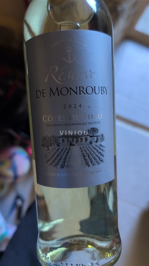 Languedoc ja Roussillon Thau Rannikon Viinit Monrouby Réserve 2024